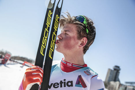 18.03.2017, Quebec, Canada (CAN):Johannes Hoesflot Klaebo (NOR) - FIS world cup cross-country, mass men, Quebec (CAN). www.nordicfocus.com. © Modica/NordicFocus. Every downloaded picture is fee-liable. NordicFocus 18.03.2017, Quebec, Canada (CAN):Johannes Hoesflot Klaebo (NOR) - FIS world cup cross-country, mass men, Quebec (CAN). www.nordicfocus.com. © Modica/NordicFocus. Every downloaded picture is fee-liable.