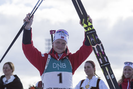 18.03.2017, Oslo, Norway (NOR):Johannes Thingnes Boe (NOR), Johannes Thingnes Boe (NOR) - IBU world cup biathlon, pursuit men, Oslo (NOR). www.nordicfocus.com. © Manzoni/NordicFocus. Every downloaded picture is fee-liable. NordicFocus 18.03.2017, Oslo, Norway (NOR):Johannes Thingnes Boe (NOR), Johannes Thingnes Boe (NOR) - IBU world cup biathlon, pursuit men, Oslo (NOR). www.nordicfocus.com. © Manzoni/NordicFocus. Every downloaded picture is fee-liable.