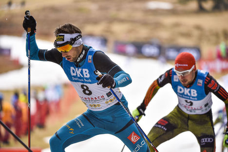 18.03.2017, Schonach, Germany (GER):Maxime Laheurte (FRA), Johannes Rydzek (GER) - FIS world cup nordic combined, individual gundersen HS106/10km, Schonach (GER). www.nordicfocus.com. © Thibaut/NordicFocus. Every downloaded picture is fee-liable. NordicFocus 18.03.2017, Schonach, Germany (GER):Maxime Laheurte (FRA), Johannes Rydzek (GER) - FIS world cup nordic combined, individual gundersen HS106/10km, Schonach (GER). www.nordicfocus.com. © Thibaut/NordicFocus. Every downloaded picture is fee-liable.