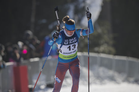 28.01.2017, Duszniki Zdroj, Poland (POL):Svetlana Mironova (RUS) - IBU Open European championships biathlon, pursuit women, Duszniki Zdroj (POL). www.nordicfocus.com. © Manzoni/NordicFocus. Every downloaded picture is fee-liable. NordicFocus 28.01.2017, Duszniki Zdroj, Poland (POL):Svetlana Mironova (RUS) - IBU Open European championships biathlon, pursuit women, Duszniki Zdroj (POL). www.nordicfocus.com. © Manzoni/NordicFocus. Every downloaded picture is fee-liable.