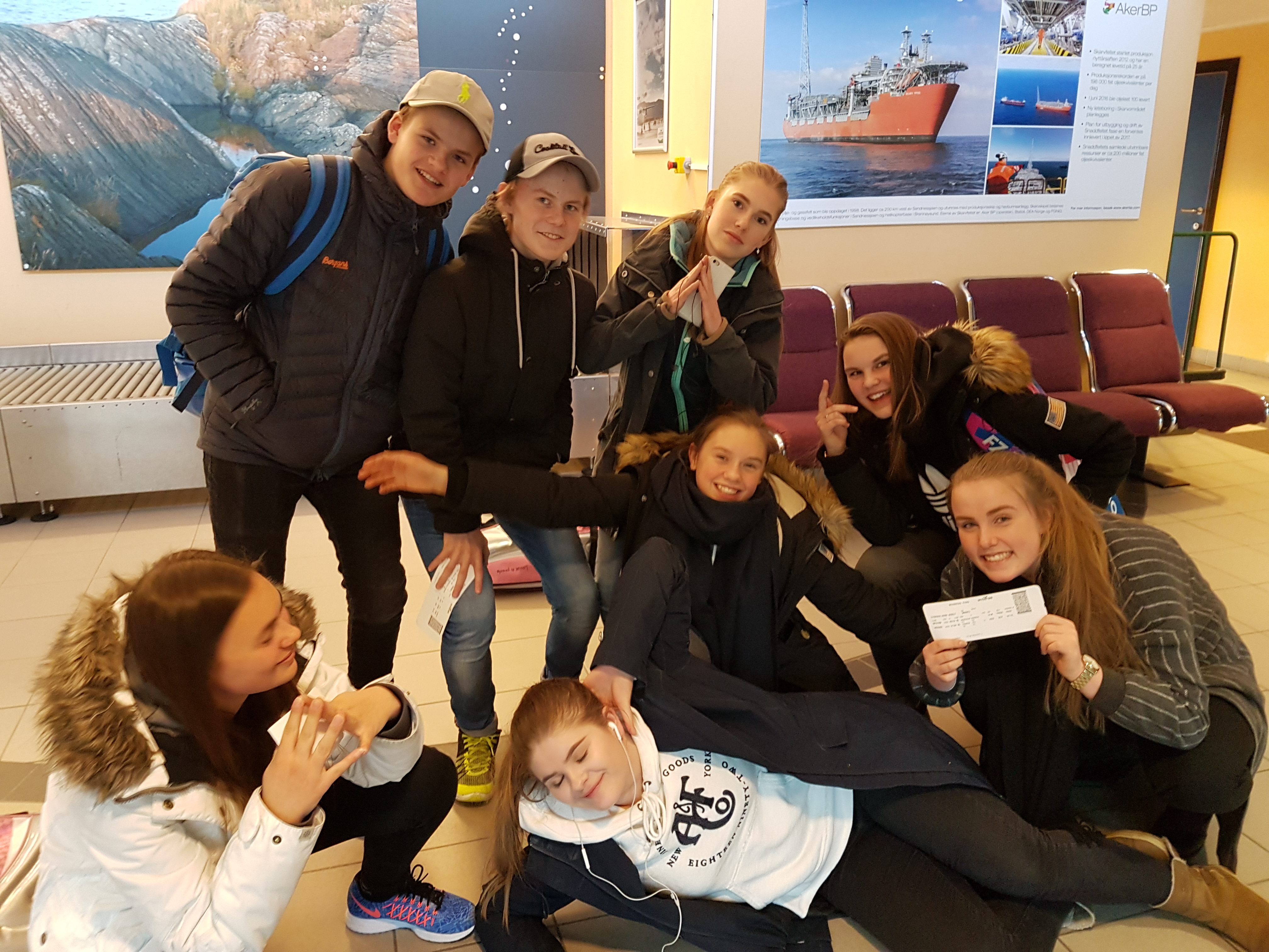 Badmintongruppa på UBM i Moss 2017