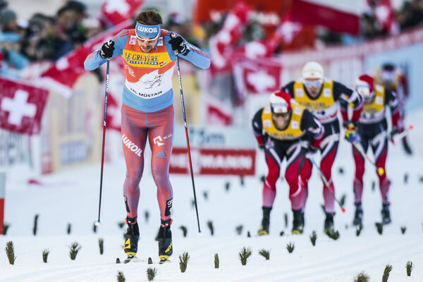 01.01.2017, Val Mustair, Switzerland (SUI):Sergey Ustiugov (RUS) - FIS world cup cross-country, tour de ski, mass men, Val Mustair (SUI). www.nordicfocus.com. © Modica/NordicFocus. Every downloaded picture is fee-liable. NordicFocus