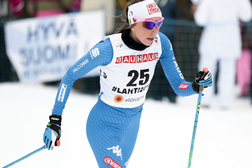 28.02.2017, Lahti, Finland (FIN):Caterina Ganz (ITA) - FIS nordic world ski championships, cross-country, 10km women, Lahti (FIN). www.nordicfocus.com. © Modica/NordicFocus. Every downloaded picture is fee-liable.