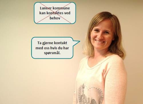 Klart språk i Lunner kommune Klart språk i Lunner kommune
