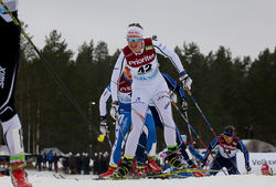 MAGDALENA PAJALA startade i skiathlontävlingen på SM i Söderhamn i vinter. Foto/rights: MARCELA HAVLOVA/sweski.com