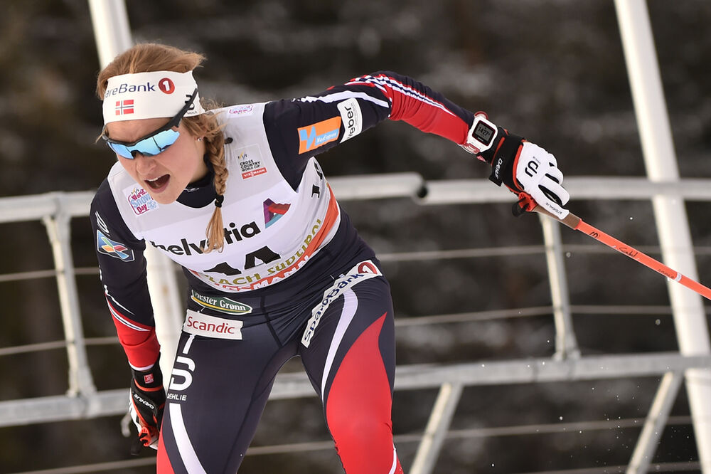 14.01.2017, Toblach, Italy (ITA):Marthe Kristoffersen (NOR) - FIS world cup cross-country, individual sprint, Toblach (ITA). www.nordicfocus.com. © Thibaut/NordicFocus. Every downloaded picture is fee-liable.