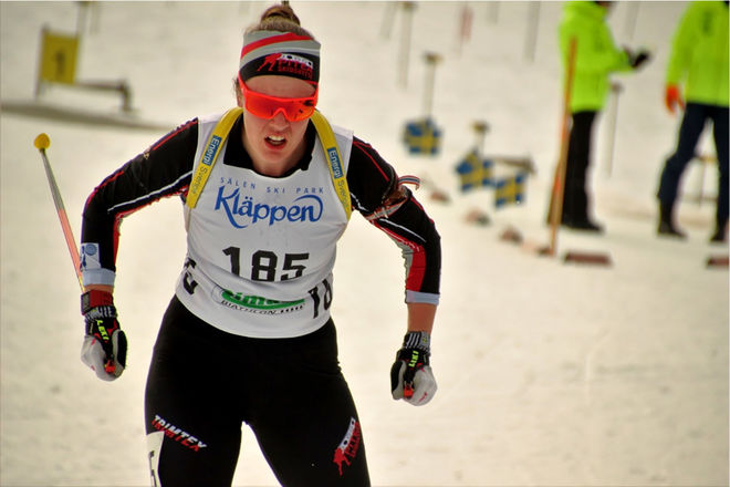 ELVIRA ÖBERG, Piteå vann söndagens tävling men sköt sig bort i lördags. Foto: SVENSKA SKIDSKYTTEFÖRBUNDET