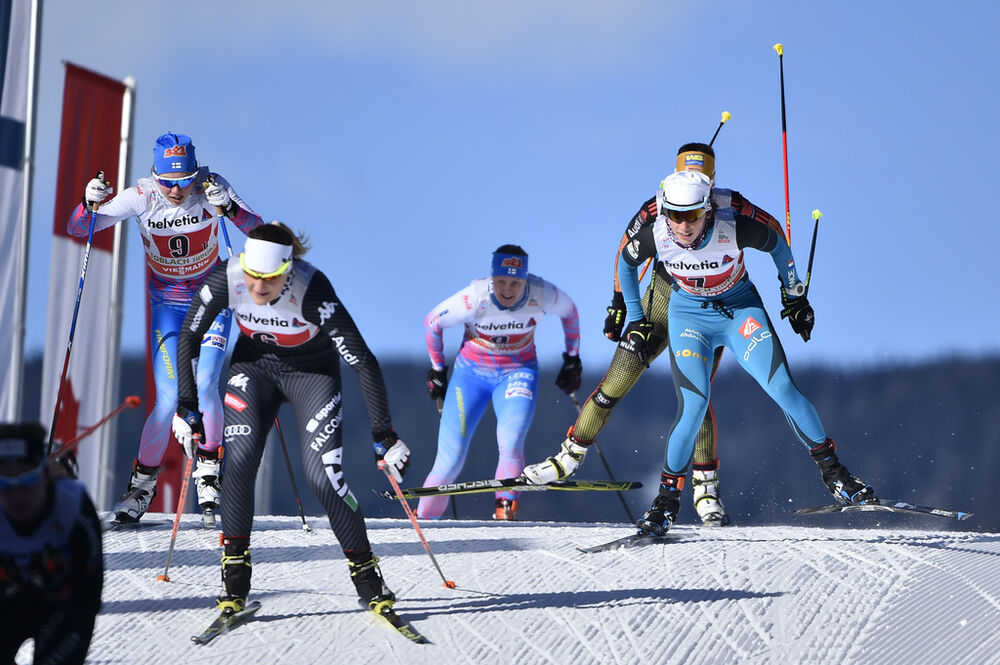 15.01.2017, Toblach, Italy (ITA):Delphine - FIS world cup cross-country, team sprint, Toblach (ITA). www.nordicfocus.com. © Thibaut/NordicFocus. Every downloaded picture is fee-liable.