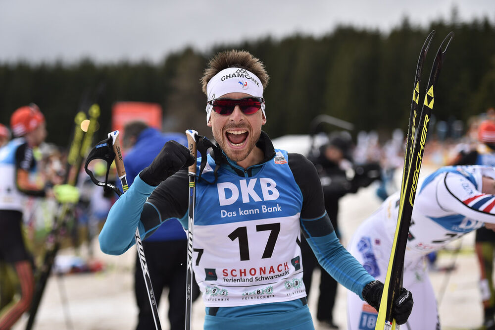 19.03.2017, Schonach, Germany (GER):Francois Braud (FRA) - FIS world cup nordic combined, individual gundersen HS106/10km, Schonach (GER). www.nordicfocus.com. © Thibaut/NordicFocus. Every downloaded picture is fee-liable.