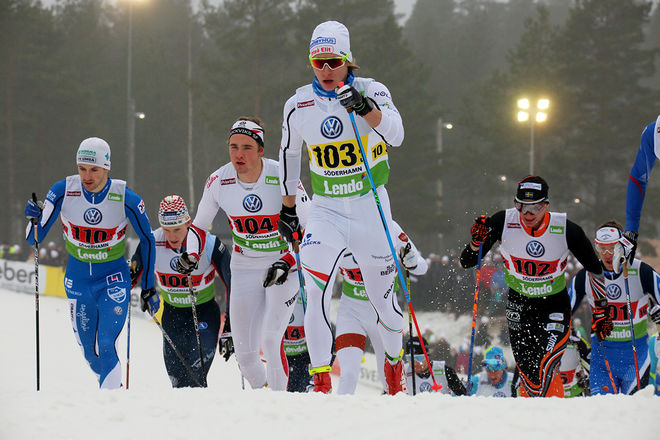 SM-VECKAN blir längre i 2018 då öven tremilen och femmilen kommer att ingå i tävlingarna i Skellefteå. Här från vinterns SM-stafett i Söderhamn. Foto/rights: MARCELA HAVLOVA/sweski.com