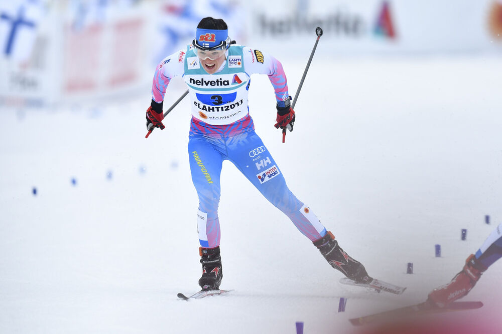 02.03.2017, Lahti, Finland (FIN):Krista Parmakoski (FIN) - FIS nordic world ski championships, cross-country, 4x5km women, Lahti (FIN). www.nordicfocus.com. © Thibaut/NordicFocus. Every downloaded picture is fee-liable.