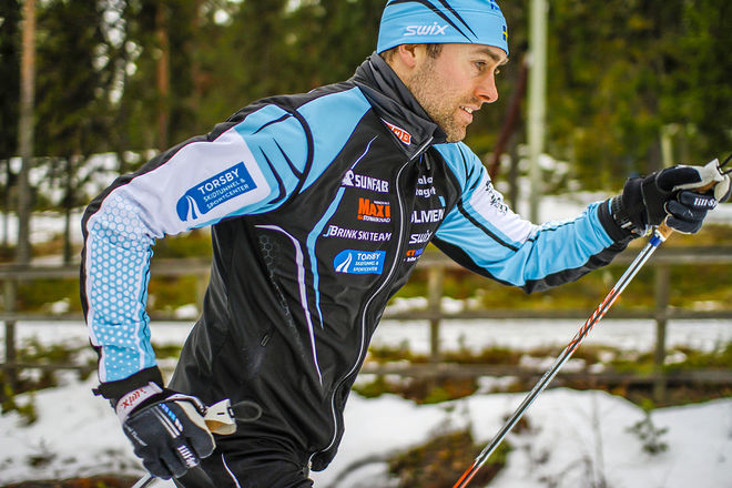 NY SEGER till Jörgen Brink. Senast vann han Medelpad Ski Classic, nu blev det en överlägsen seger i 75 kilometer långa 7-mila i Västerbotten. Foto: BRINK SKI TEAM