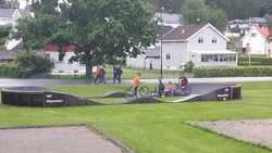 Pumptrackbane i rådhuset Pumptrackbane i rådhuset