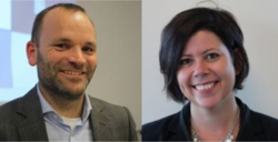 Øystein Schønberg-Grevbo i Finansdepartementet, med ansvaret for styring av Skatteetaten, og Lucie Aunan, avdelingsdirektør for Forretningsutvikling i Skattedirektoratet