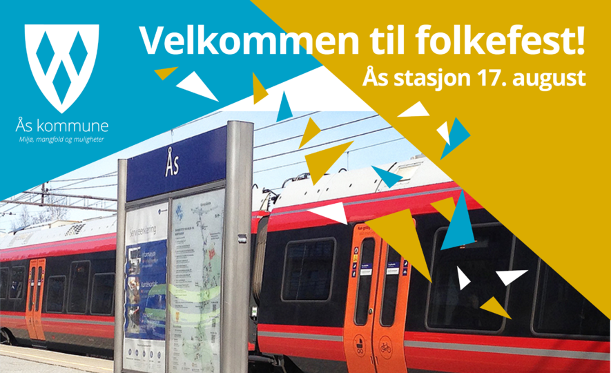 NRKs sommertog kommer til Ås stasjon 17. august. Velkommen!