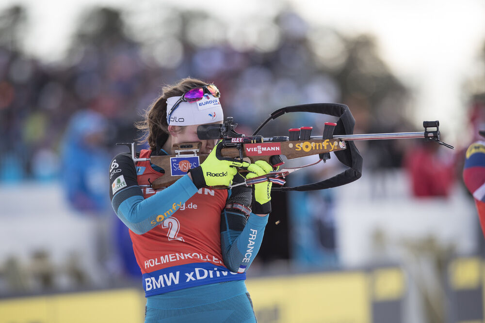 18.03.2017, Oslo, Norway (NOR):Justine Braisaz (FRA) -  IBU world cup biathlon, pursuit women, Oslo (NOR). www.nordicfocus.com. © Manzoni/NordicFocus. Every downloaded picture is fee-liable.