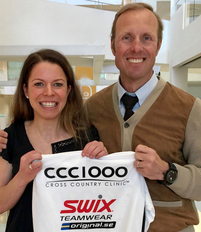 FREDRIK ERIXON, grundare av CCC1000, tillsammans med Maria Rydqvist.