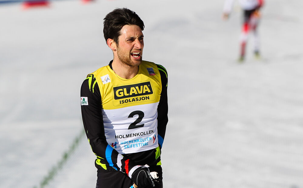 14.03.2015, Oslo, Norway (NOR): Jason Lamy Chappuis (FRA), Salomon, Swix, One Way- FIS world cup nordic combined, individual gundersen HS134/10km, Oslo (NOR). www.nordicfocus.com. © Laiho/NordicFocus. Every downloaded picture is fee-liable.