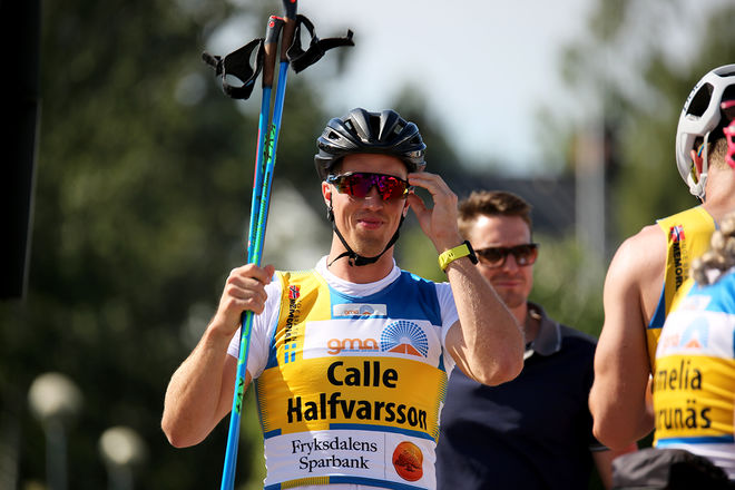 CALLE HALFVARSSON imponerade åter igen i Toppidrettsveka och slog alla norrmännen i masstartsloppet över 24 km. Endast Dario Cologna var före. Foto/rights: MARCELA HAVLOVA/sweski.com