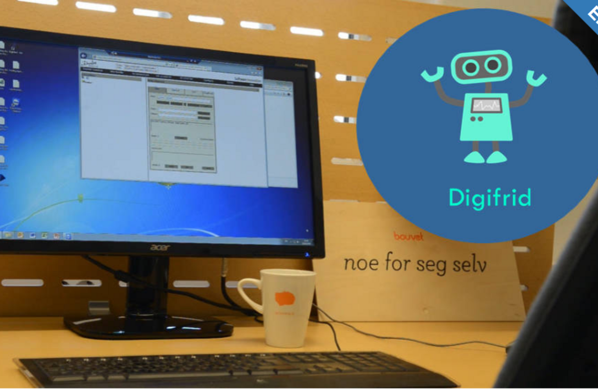 Her jobber Digifrid med saksbehandling i Bergen kommune. (Bilde: Bouvet)