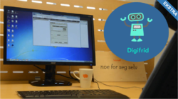 Her jobber Digifrid med saksbehandling i Bergen kommune. (Bilde: Bouvet)
