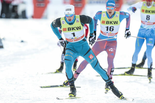 11.12.2016, Davos, Switzerland (SUI):Lucas Chanavat (FRA) - FIS world cup cross-country, individual sprint, Davos (SUI). www.nordicfocus.com. © Modica/NordicFocus. Every downloaded picture is fee-liable. NordicFocus