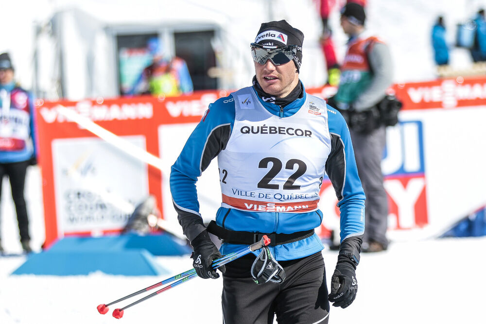 17.03.2017, Quebec, Canada (CAN):Dario Cologna (SUI) - FIS world cup cross-country, individual sprint, Quebec (CAN). www.nordicfocus.com. © Modica/NordicFocus. Every downloaded picture is fee-liable.