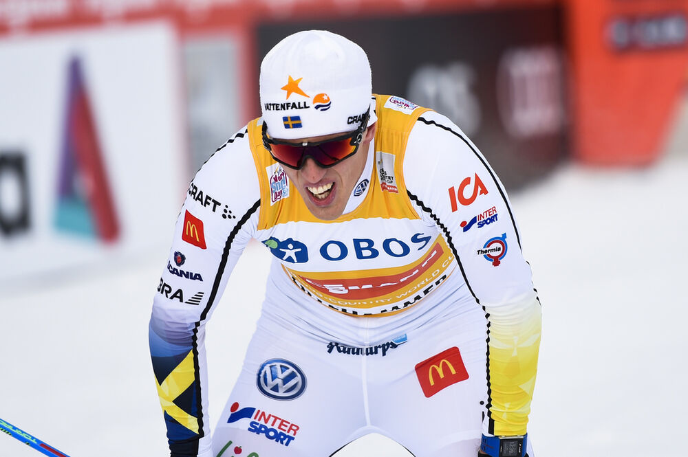 04.12.2016, Lillehammer, Norway (NOR):Calle Halfvarsson (SWE) - FIS world cup cross-country, pursuit men, Lillehammer (NOR). www.nordicfocus.com. © THIBAUT/NordicFocus. Every downloaded picture is fee-liable.