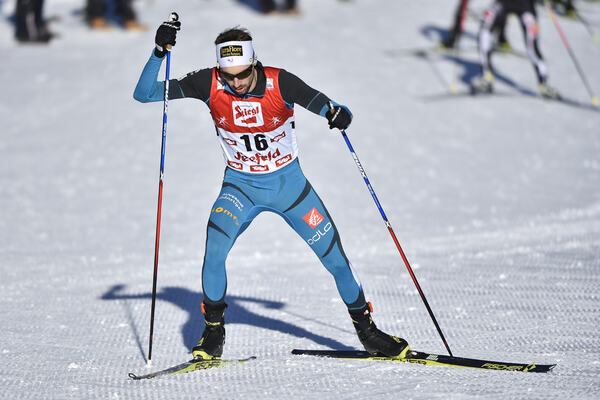 29.01.2017, Seefeld, Austria (AUT):Maxime Laheurte (FRA) - FIS world cup nordic combined, individual gundersen HS109/15km, Seefeld (AUT). www.nordicfocus.com. © Thibaut/NordicFocus. Every downloaded picture is fee-liable. NordicFocus