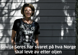 Det tok henne 20 år å bli glad i Norge. Nå tror Silvija Seres hun elsker Norge høyere enn de fleste nordmenn. Foto: Signe Dons.