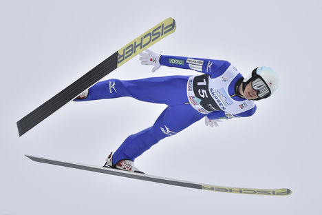 12.03.2017, Oslo, Norway (NOR):Junshiro Kobayashi (JPN) - FIS world cup ski jumping, individual HS134, Oslo (NOR). www.nordicfocus.com. © Thibaut/NordicFocus. Every downloaded picture is fee-liable. Thibaut/NordicFocus 12.03.2017, Oslo, Norway (NOR):Junshiro Kobayashi (JPN) - FIS world cup ski jumping, individual HS134, Oslo (NOR). www.nordicfocus.com. © Thibaut/NordicFocus. Every downloaded picture is fee-liable.