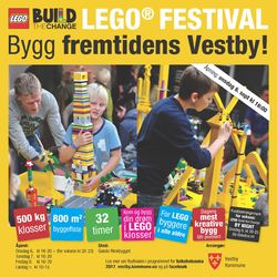 LEGOfestival plakat LEGOfestival plakat