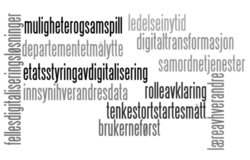 Erfaringssamling i strategisk IKT-ledelse. Illustrasjonstenging fra Difi.