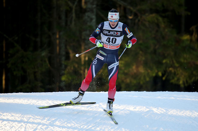 MARIT BJÖRGEN har den bästa rankingen i distanstävlingar bland damerna. Här från världscupen i Ulricehamn förra säsongen. Foto/rights: MARCELA HAVLOVA/KEK-stock