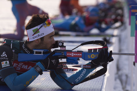 28.02.2017, Pyeong Chang, Korea (KOR):Martin Fourcade (FRA) - IBU world cup biathlon, training, Pyeong Chang (KOR). www.nordicfocus.com. © Manzoni/NordicFocus. Every downloaded picture is fee-liable. NordicFocus 28.02.2017, Pyeong Chang, Korea (KOR):Martin Fourcade (FRA) - IBU world cup biathlon, training, Pyeong Chang (KOR). www.nordicfocus.com. © Manzoni/NordicFocus. Every downloaded picture is fee-liable.