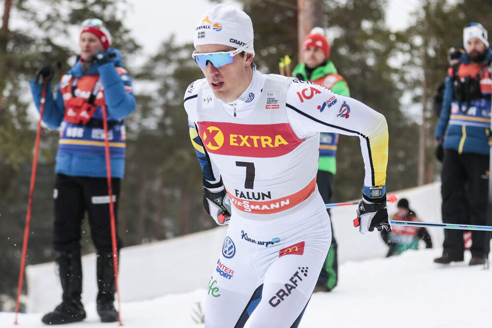 28.01.2017, Falun Sweden (SWE):Calle Halfvarsson (SWE) - FIS world cup cross-country, individual sprint, Falun (SWE). www.nordicfocus.com. © Modica/NordicFocus. Every downloaded picture is fee-liable.