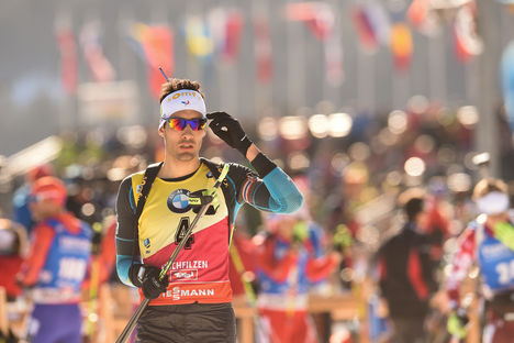 NordicFocus 16.02.2017, Hochfilzen, Austria (AUT):Martin Fourcade (FRA) - IBU world championships biathlon, individual men, Hochfilzen (AUT). www.nordicfocus.com. © NordicFocus. Every downloaded picture is fee-liable.