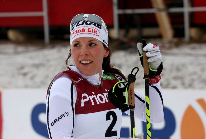 CHARLOTTE KALLA skippar Tour de Ski och åker Scan-cupen på hemmaplan i Piteå. Hon är också kritisk till dom ändringar som FIS har föreslagit på sitt höstmöte. Foto/rights: MARCELA HAVLOVA/KEK-photo