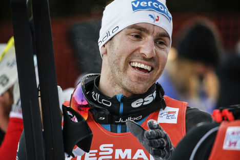 NordicFocus 08.01.2017, Val di Fiemme, Italy (ITA):Maurice Manificat (FRA) - FIS world cup cross-country, tour de ski, final climb men, Val di Fiemme (ITA). www.nordicfocus.com. © Modica/NordicFocus. Every downloaded picture is fee-liable.