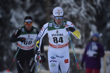 NordicFocus 27.11.2016, Ruka, Finland (FIN):Calle Halfvarsson (SWE) - FIS world cup cross-country, 15km men, Ruka (FIN). www.nordicfocus.com. © THIBAUT/NordicFocus. Every downloaded picture is fee-liable.