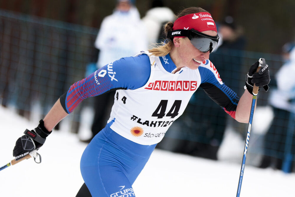 28.02.2017, Lahti, Finland (FIN):Justyna Kowalczyk (POL) - FIS nordic world ski championships, cross-country, 10km women, Lahti (FIN). www.nordicfocus.com. © Modica/NordicFocus. Every downloaded picture is fee-liable.