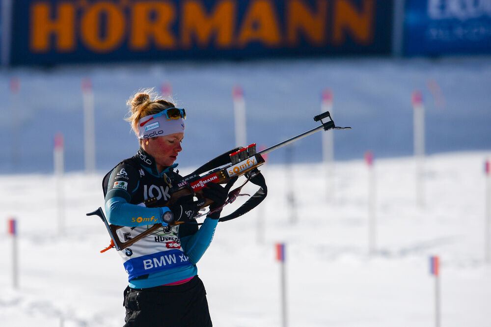09.02.2017, Hochfilzen, Austria (AUT):Marie Dorin Habert (FRA) - IBU world championships biathlon, relay mixed, Hochfilzen (AUT). www.nordicfocus.com. © NordicFocus. Every downloaded picture is fee-liable.