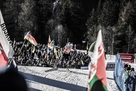 NordicFocus 22.01.2017, Antholz, Italy (ITA):Lisa Theresa Hauser (AUT) - IBU world cup biathlon, relay women, Antholz (ITA). www.nordicfocus.com. © Manzoni/NordicFocus. Every downloaded picture is fee-liable.