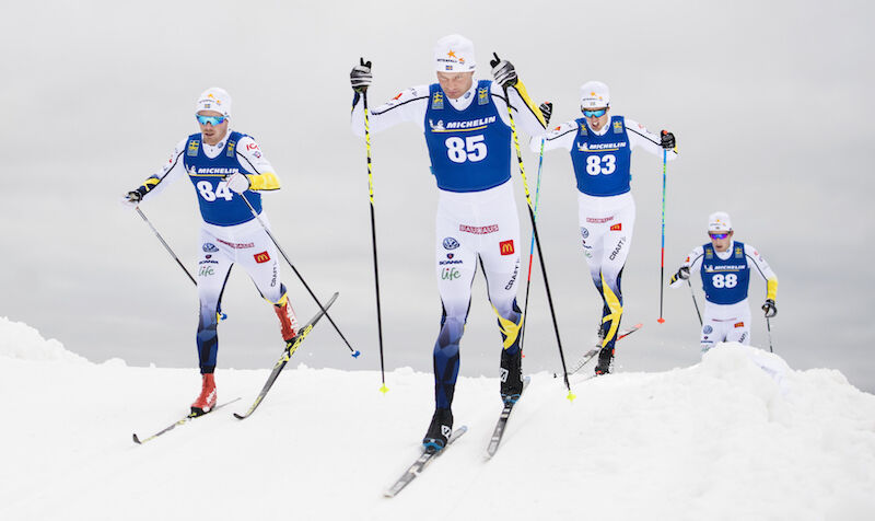 Skidor, Sverige, sponsorfotografering