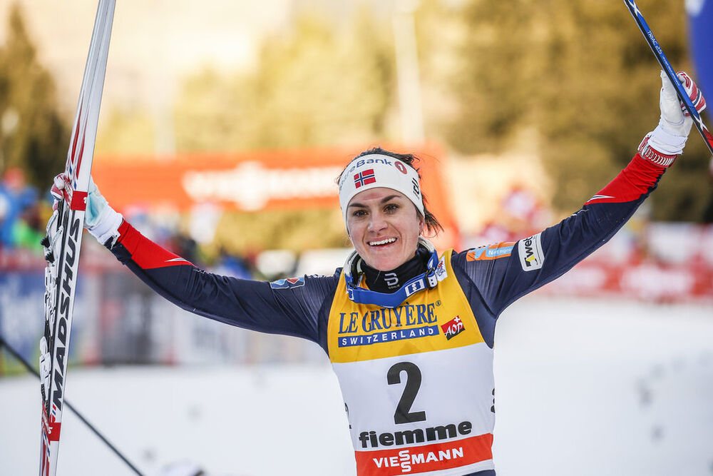 08.01.2017, Val di Fiemme, Italy (ITA):Heidi Weng (NOR) - FIS world cup cross-country, tour de ski, final climb women, Val di Fiemme (ITA). www.nordicfocus.com. © Modica/NordicFocus. Every downloaded picture is fee-liable.