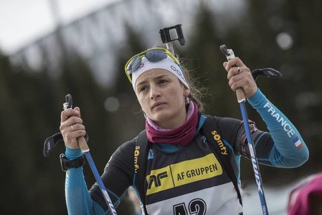 NordicFocus 17.03.2017, Oslo, Norway (NOR):Celia Aymonier (FRA) - IBU world cup biathlon, sprint women, Oslo (NOR). www.nordicfocus.com. © Manzoni/NordicFocus. Every downloaded picture is fee-liable.