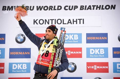 NordicFocus 10.03.2017, Kontiolahti, Finland (FIN):Martin Fourcade (FRA) - IBU world cup biathlon, sprint men, Kontiolahti (FIN). www.nordicfocus.com. © Tumashov/NordicFocus. Every downloaded picture is fee-liable.