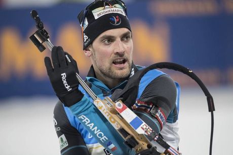 NordicFocus 05.03.2017, Pyeong Chang, Korea (KOR):Simon Desthieux (FRA) - IBU world cup biathlon, relay men, Pyeong Chang (KOR). www.nordicfocus.com. © Manzoni/NordicFocus. Every downloaded picture is fee-liable.