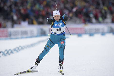NordicFocus 04.12.2016, Oestersund, Sweden, (SWE):Justine Braisaz (FRA) - IBU world cup biathlon, pursuit women, Oestersund (SWE). www.nordicfocus.com. © Manzoni/NordicFocus. Every downloaded picture is fee-liable.