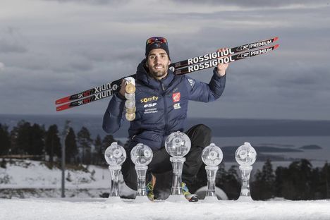 NordicFocus 19.03.2017, Oslo, Norway (NOR):Martin Fourcade (FRA) - IBU world cup biathlon, cups, Oslo (NOR). www.nordicfocus.com. © Manzoni/NordicFocus. Every downloaded picture is fee-liable.
